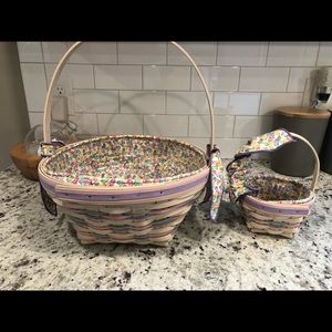 Longaberger Easter baskets set